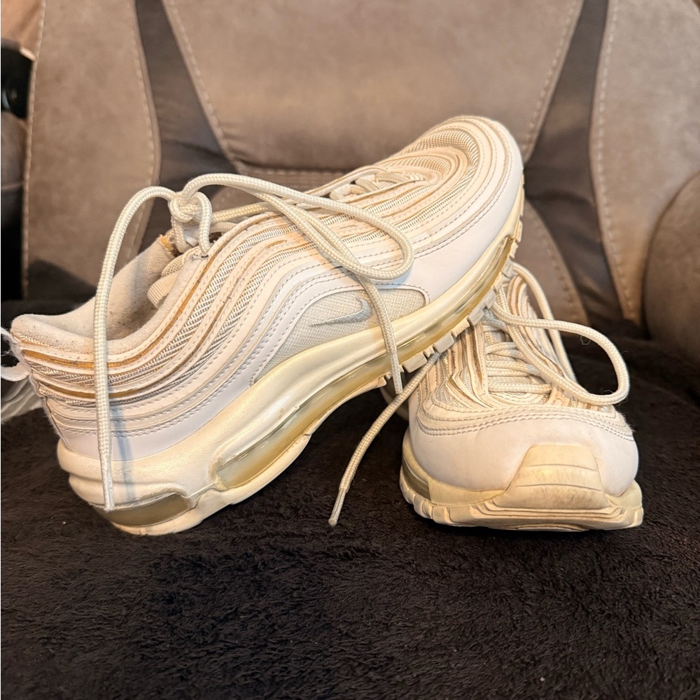 Size 8.5 - Nike Air Max 97 Triple White Wolf Gray